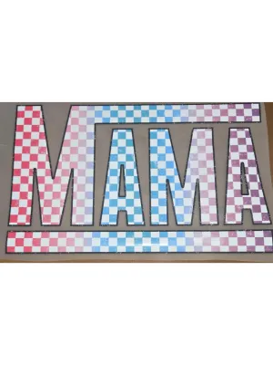 Bright Checkered Mama