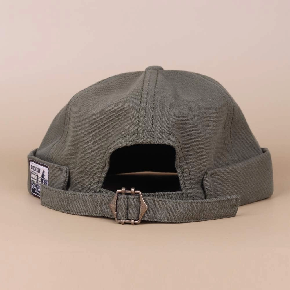 Brimless Docker Leon Hat Rolled Cuff Harbour No Visor Skull Docker Beanie Cap for Men & Women