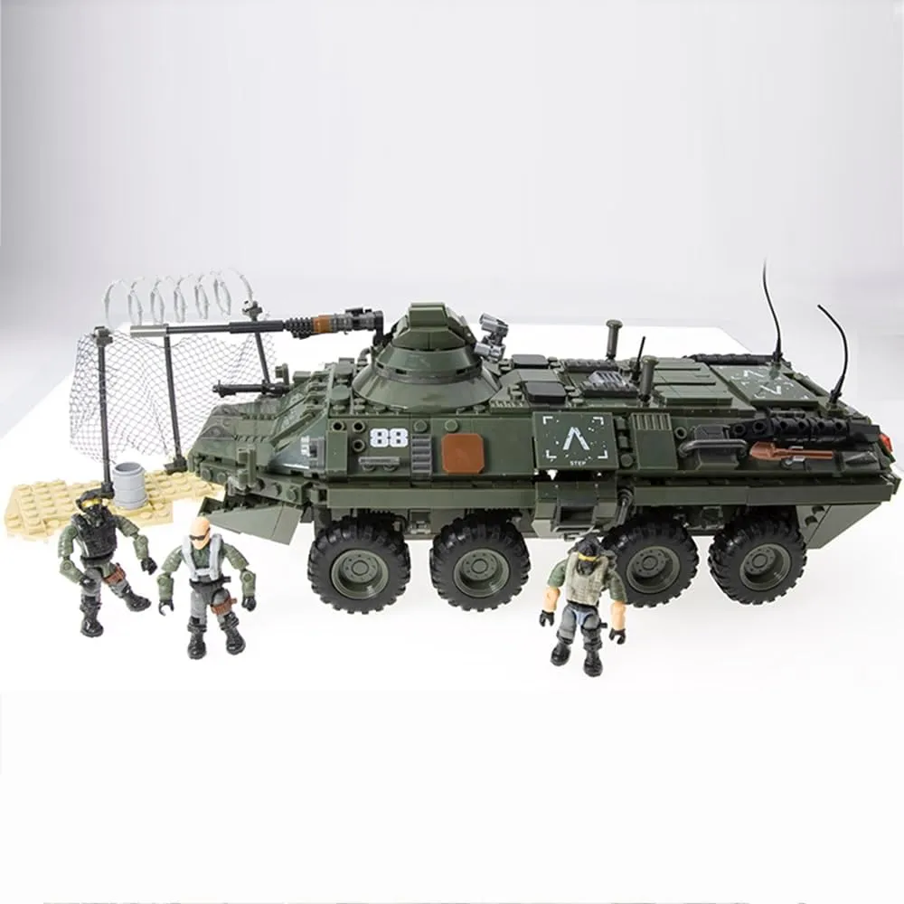 Building Block Armored Vehicle Building Kit Military Vehicle Toys for Age 6 7 8 9 10 11 12 ,Army Tank Military Brick, Armed Tank Model Toys Gifts for Boys