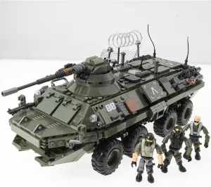 Building Block Armored Vehicle Building Kit Military Vehicle Toys for Age 6 7 8 9 10 11 12 ,Army Tank Military Brick, Armed Tank Model Toys Gifts for Boys