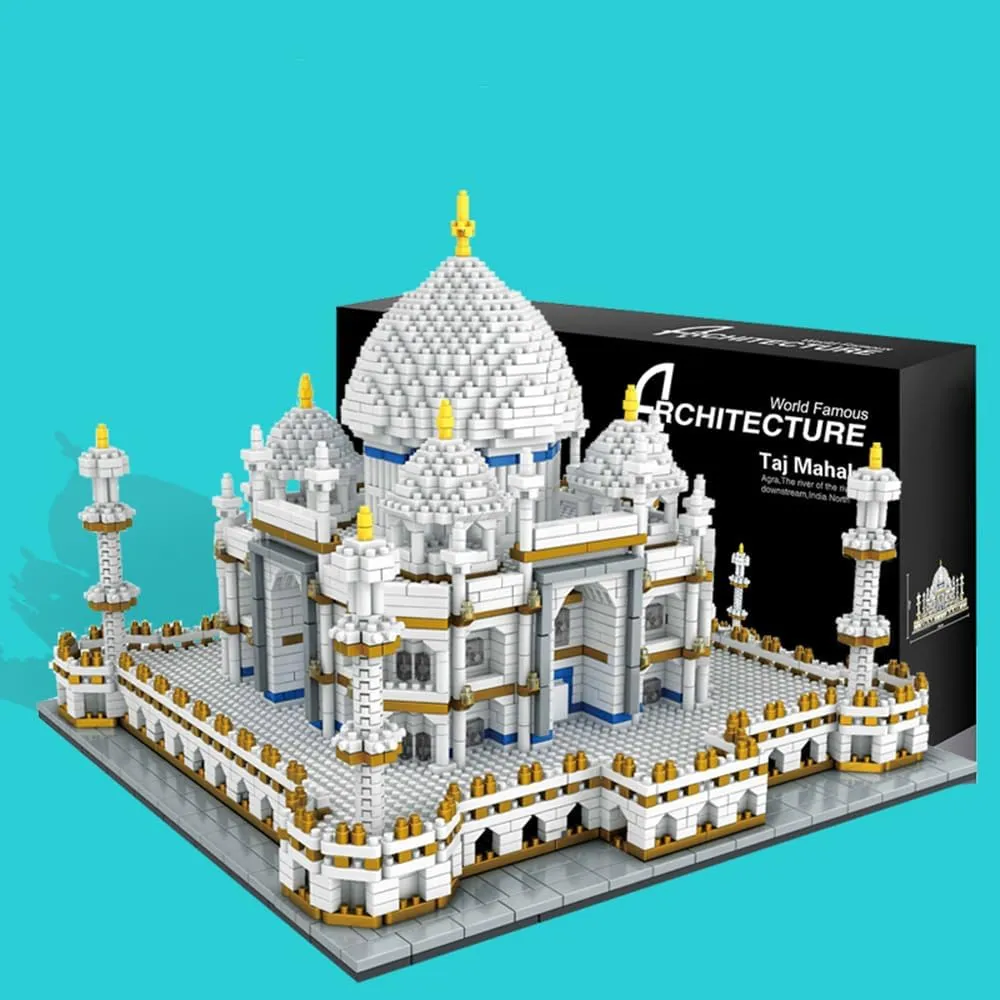 Building Blocks Architecture Taj Mahal Micro Mini Block Set World Famous Architectural Model 3D Puzzle Toys Gifts for Kid and Adult 4146 Pieces