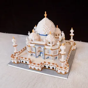 Building Blocks Architecture Taj Mahal Micro Mini Block Set World Famous Architectural Model 3D Puzzle Toys Gifts for Kid and Adult 4146 Pieces