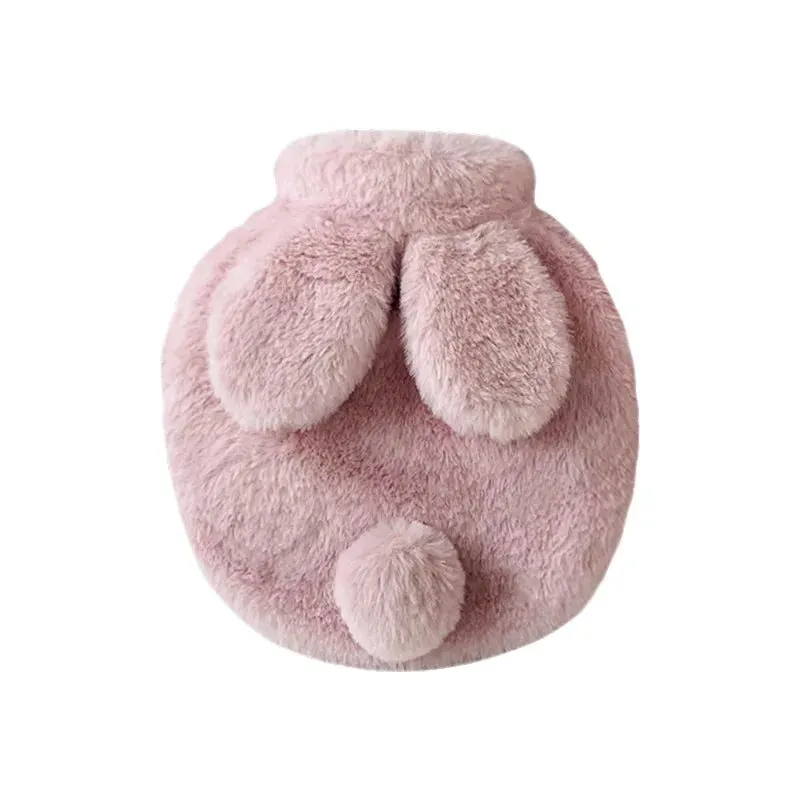 Bunny Tail Plush Hot Water Bag