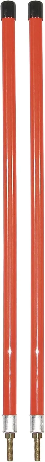 Buyers Products 1308106 Fluorescent Nylon Orange Guide Kit, 3/4" X 28", Stud Mount, Aftermarket Snow Plow Blade Marking Guide Kit, Bumper Guides for Pickup Trucks, Bumper Sights and Road Safety