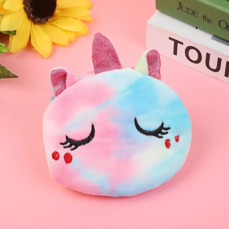 Cartoon Fashion Cute Portable Mini Plush Coin Purses