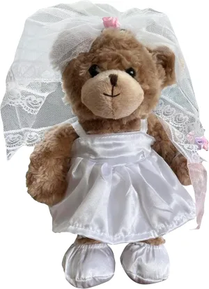 Celebration Bear Stuffed Animal Plush Toy (Bride Bear)