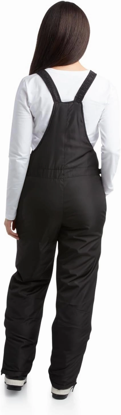 Cherokee Women's Insulated Snow Bib - Water Resistant Ski Overall Pants (S-3XL)