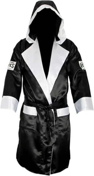 CLETO REYES Satin Boxing Robe with Hood for Men and Women, Adult Unisex Competition Uniform Apparel Clothes