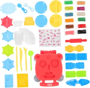 COHEALI 1set Boy Girl Clay Tools Dough Molding Kit Hamburger Molds for Creative Play for Preschool and Kindergarten Enhances Hand-Eye Coordination and Imagination