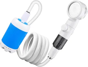 Compacts Portables Shower Pumps Detachable Hose Carrying Bag 4000mAh Battery for Dormitory Travel and Pet