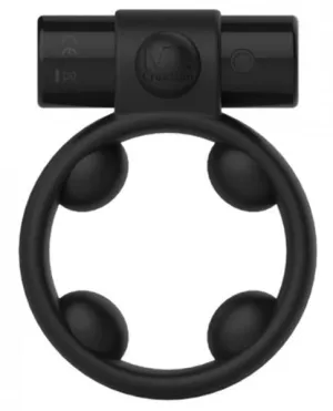 Cool Boy Black Vibrating Cock Ring