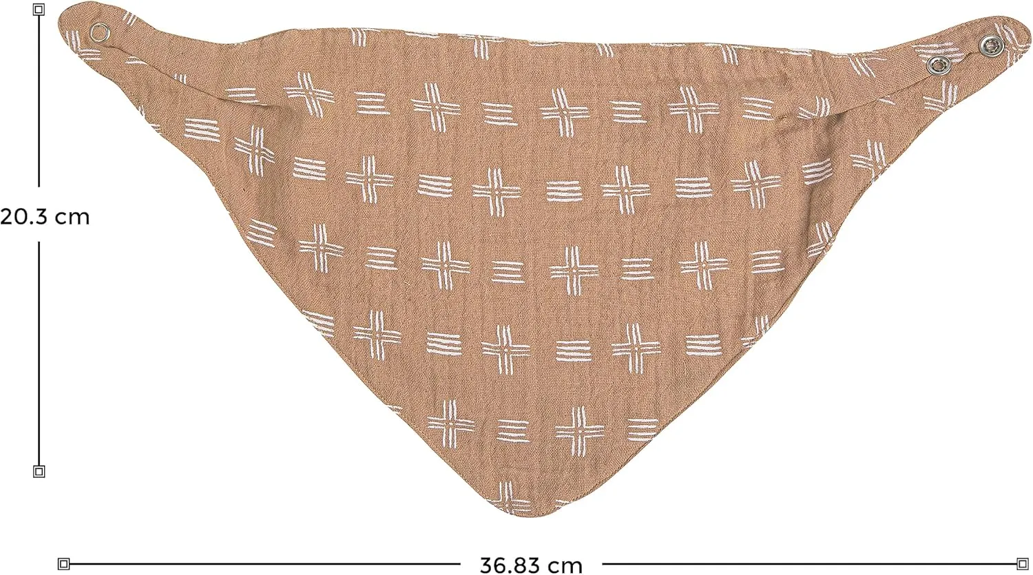 Crane Baby Soft Muslin Baby Bib Set, Adjustable and Absorbent Bandana Style Bibs for Boys and Girls