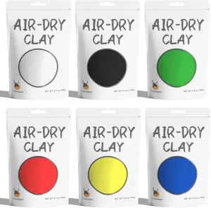 Cutedeer Air Dry Modeling Clay - 6 Colors, 1.3lb Soft Foam Molding Clay, DIY Creative for Kids Adults Arts & Crafts Project Supplies(1.3lb - 6 Colors)