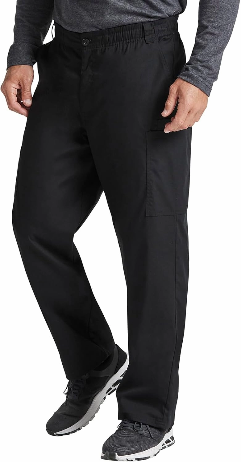 Dickies Men's Pull-On Pant with 7 Pockets Elastic Waistband with Button Closure 81006