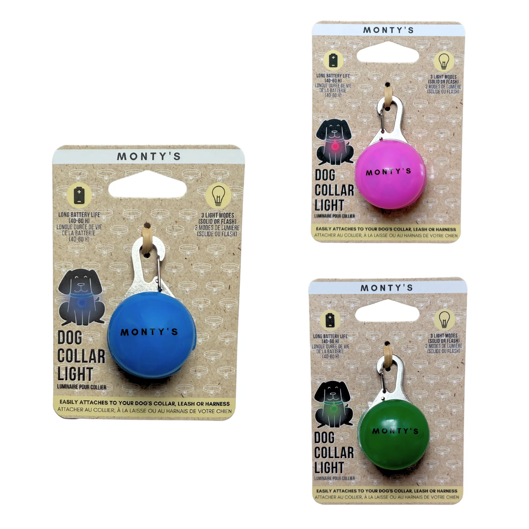 Dog Collar Light - Battery Powered