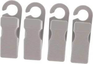 Door Stopper for Home 4 Pieces Security Door Wedge Safety Stopper Holder No Punch Needed Easy Install