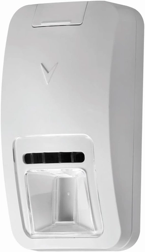 DSC PG9984P PowerG Wireless Dual Tech Motion Detector with Pet Immunity Up to 85lbs, 49 ft. / 90° Coverage Area, Front and Back Tamper, Anti-Masking Technology, Low Battery Indication
