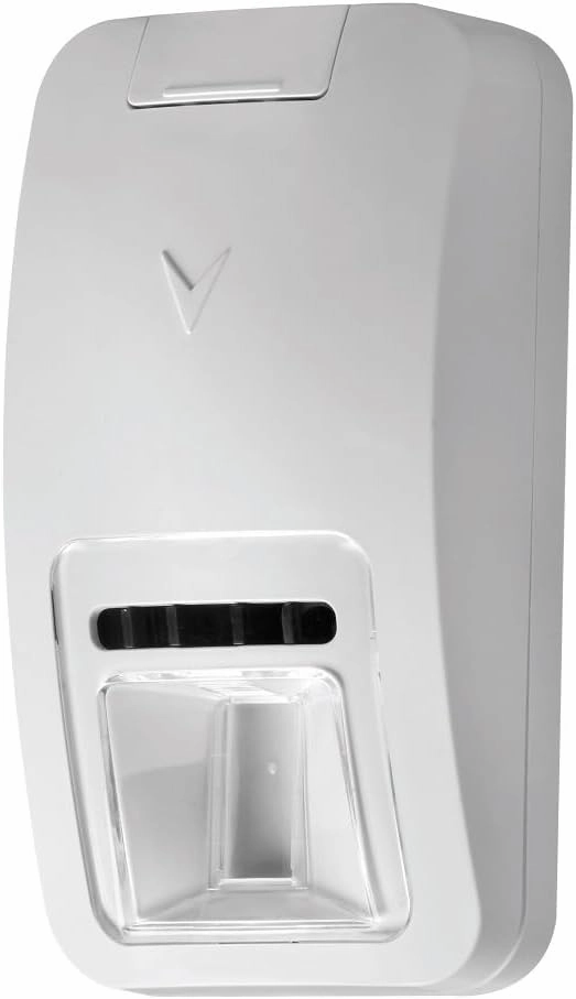 DSC PG9984P PowerG Wireless Dual Tech Motion Detector with Pet Immunity Up to 85lbs, 49 ft. / 90° Coverage Area, Front and Back Tamper, Anti-Masking Technology, Low Battery Indication