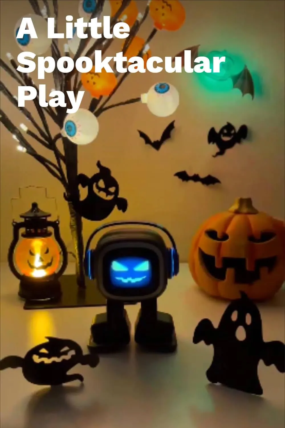 EMO Go Home AI Desktop Pet Robot with EMO Smart Lighting Automatic Charging Version by Living.AI
