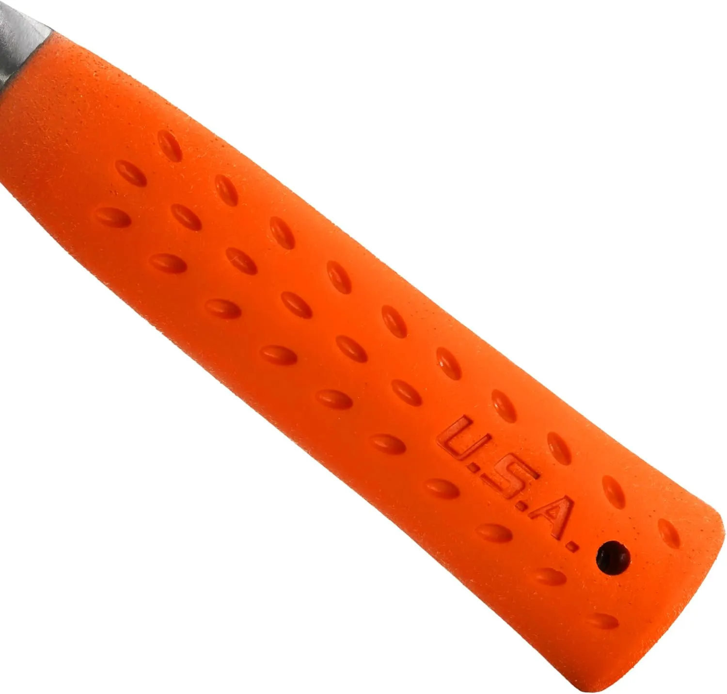 ESTWING Bricklayer's/Mason's Hammer - 20 oz Hi-Vis Masonry Tool with Forged Steel Construction & Shock Reduction Grip - EO-20BL