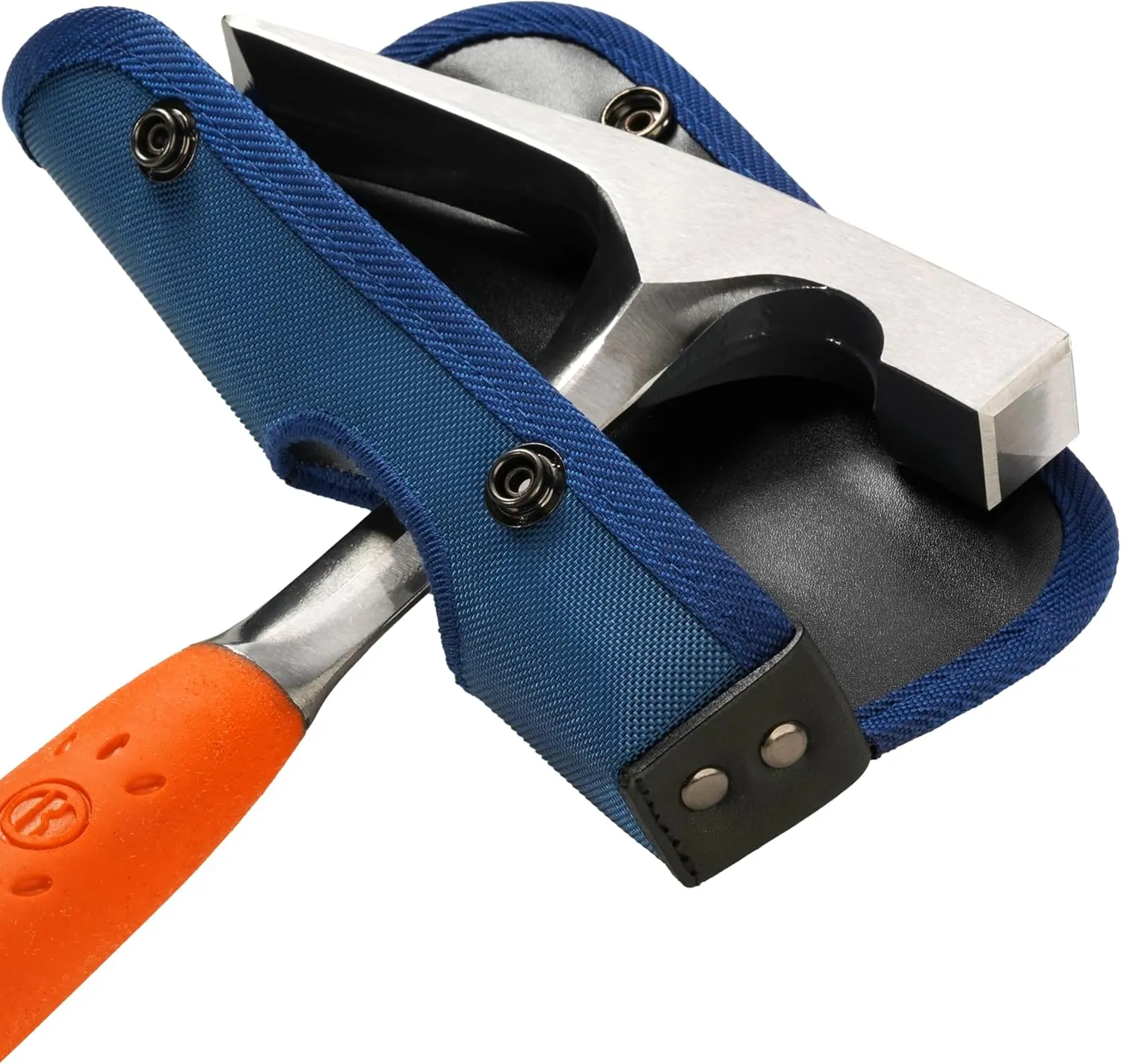 ESTWING Bricklayer's/Mason's Hammer - 20 oz Hi-Vis Masonry Tool with Forged Steel Construction & Shock Reduction Grip - EO-20BL
