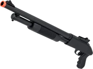 Evike Airsoft - Galaxy/ZM ZM61 Single Shot Spring-Powered Airsoft Shotgun (Model: Airsoft Pistol Handle)