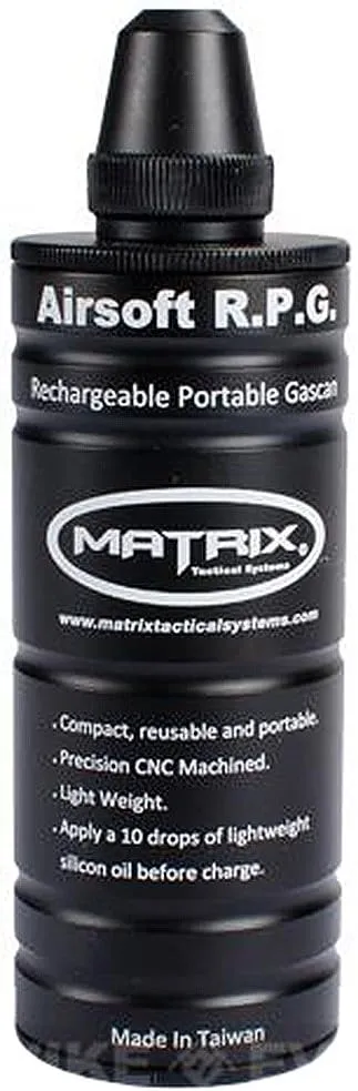 Evike - Matrix Airsoft Compact R.P.G. Rechargeable Portable Gas Can