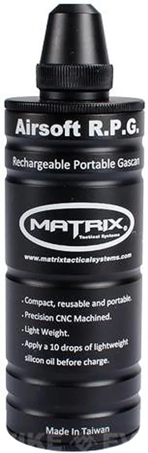 Evike - Matrix Airsoft Compact R.P.G. Rechargeable Portable Gas Can