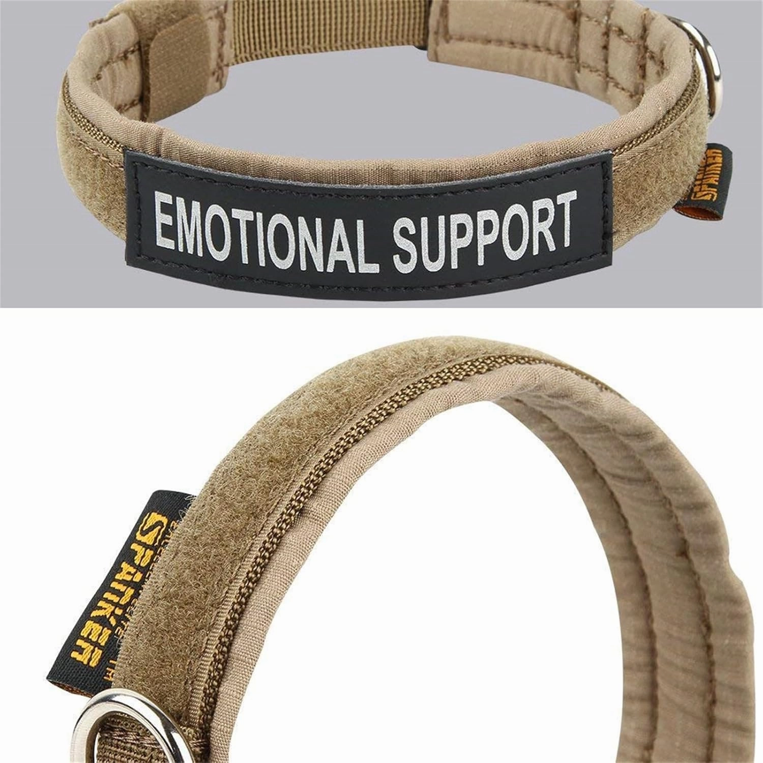 EXCELLENT ELITE SPANKER Nylon Puppy Dog Collar Adjustable Soft Padded Collar Heavy Duty Quick-Release Buckle Lightweight No-Choke for Small Medium Dogs(COB,XS)