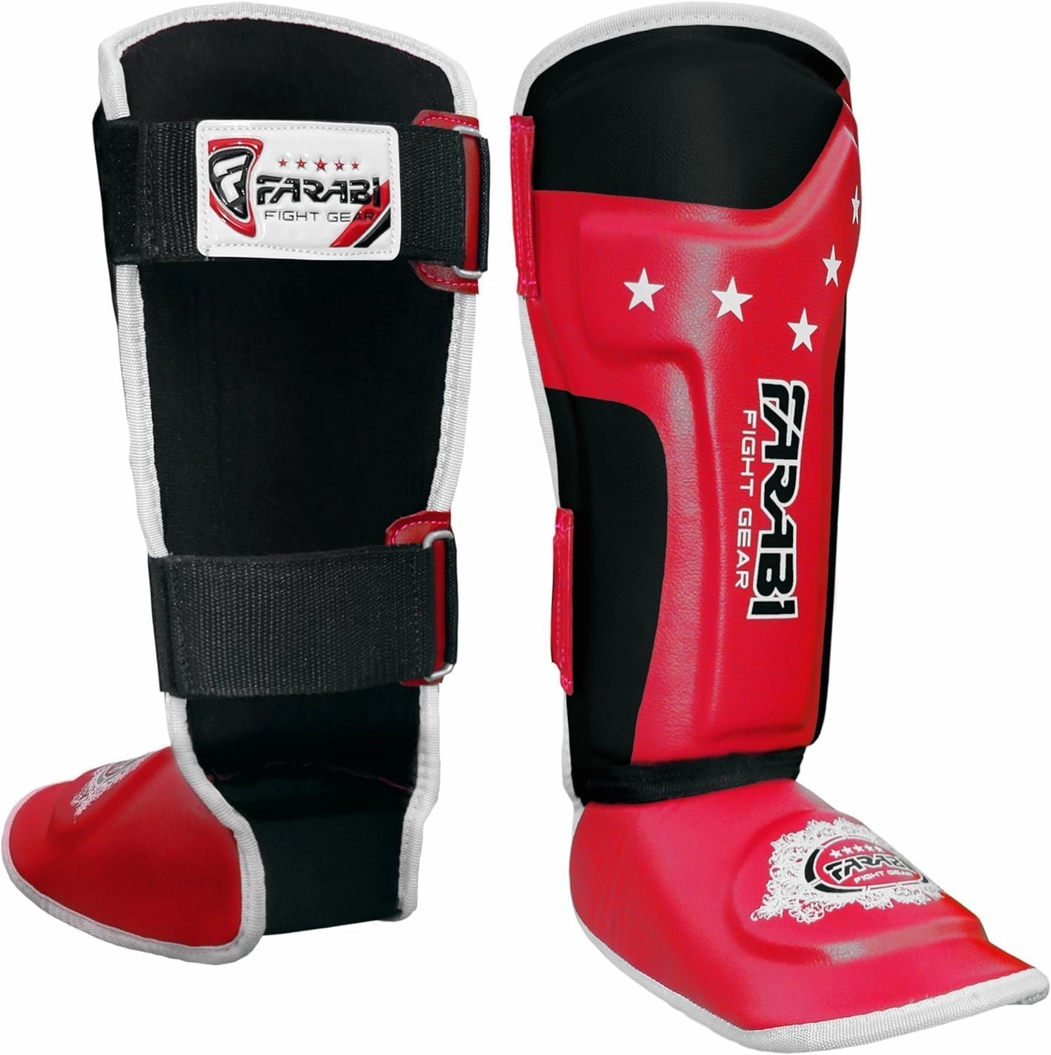 Farabi Sports Shin Instep Kids Junior MMA Kick Boxing Shin Guard Training Shin Protector Guards