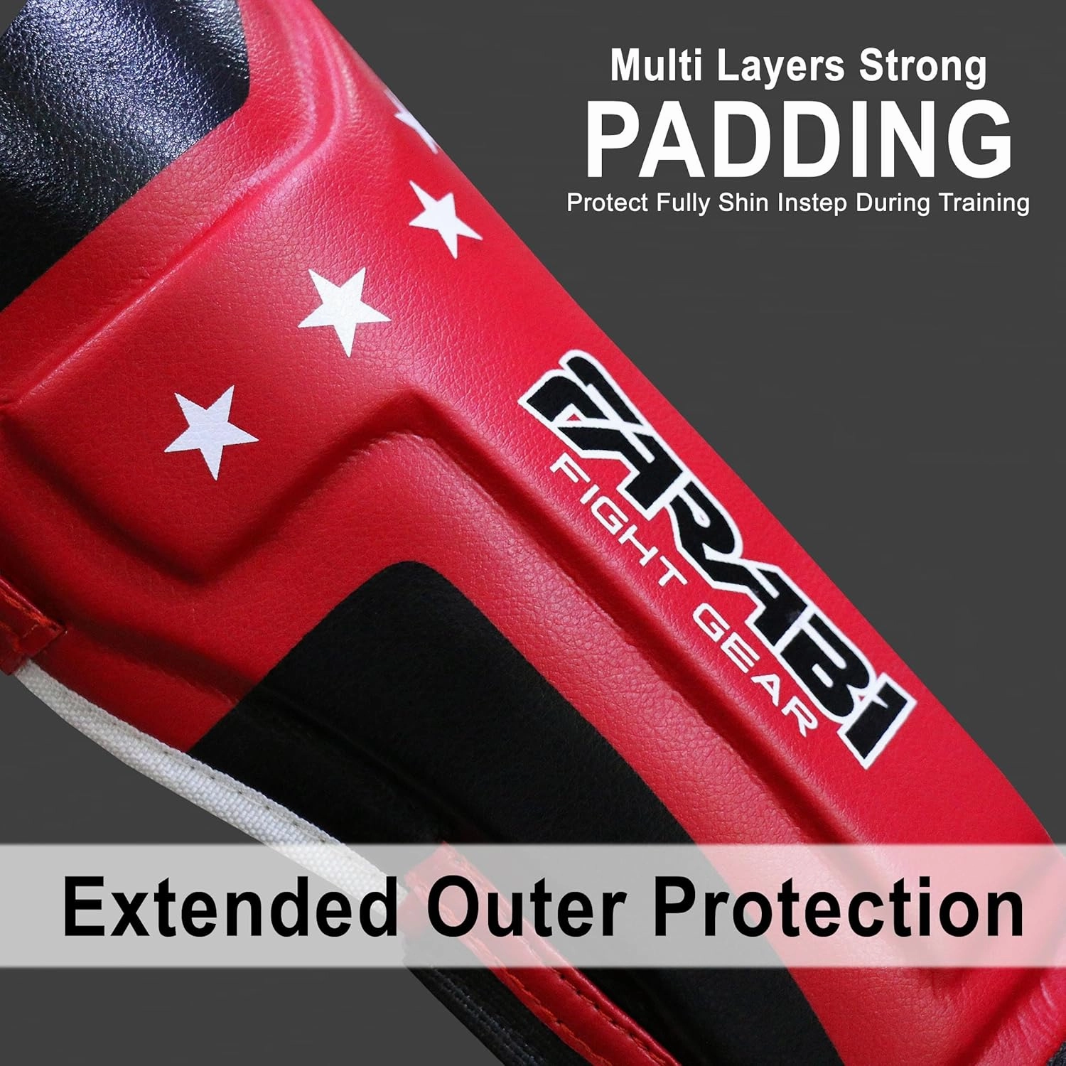 Farabi Sports Shin Instep Kids Junior MMA Kick Boxing Shin Guard Training Shin Protector Guards