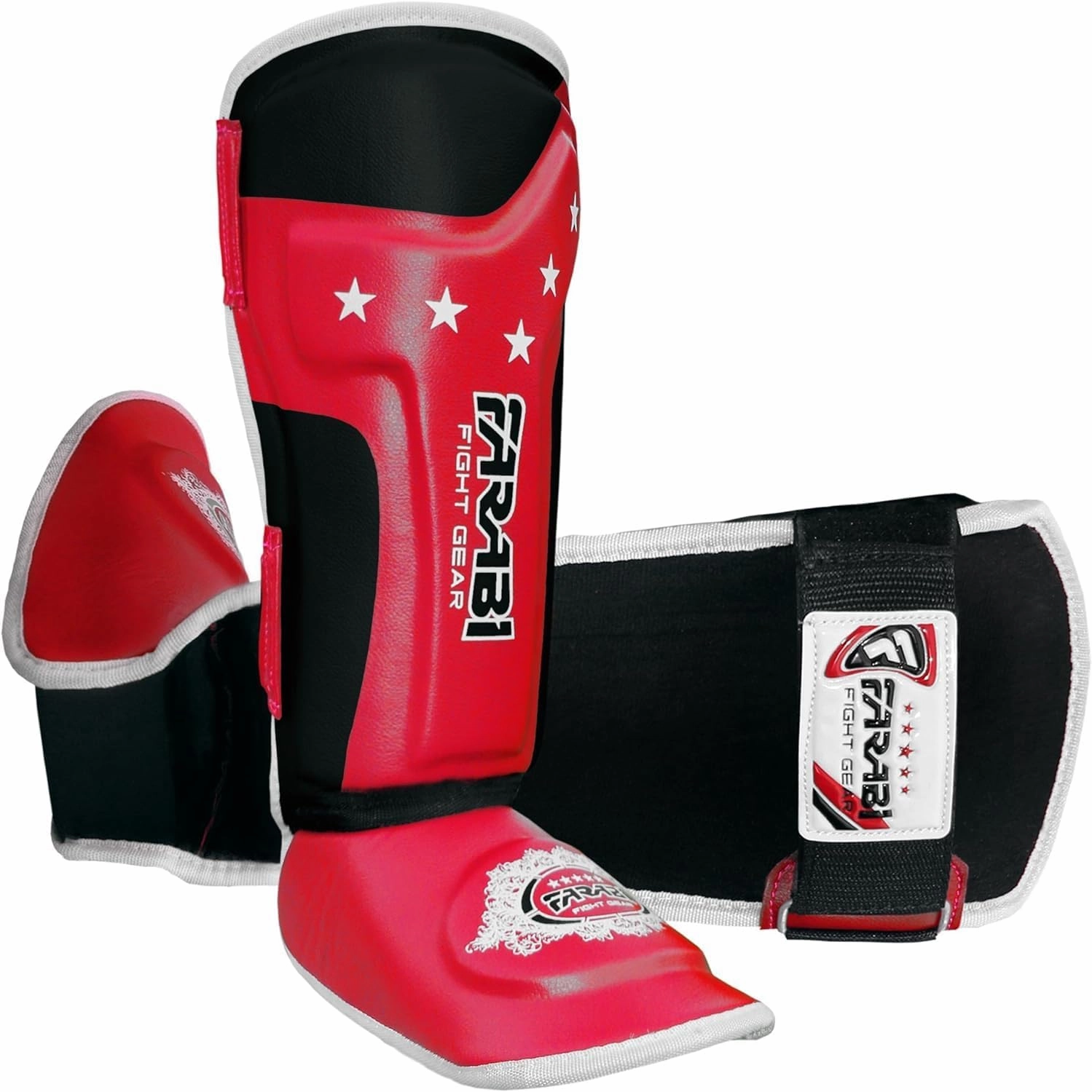 Farabi Sports Shin Instep Kids Junior MMA Kick Boxing Shin Guard Training Shin Protector Guards