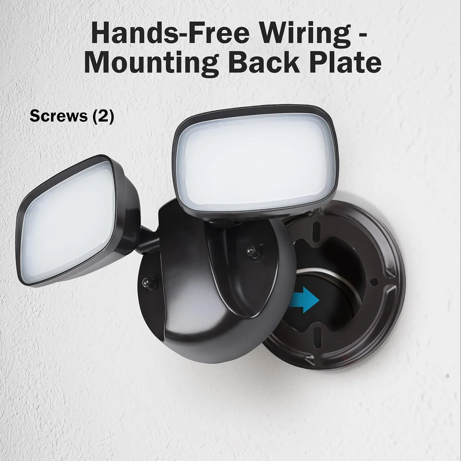 Feit Electric LED Security Outdoor Light, 28W LED Waterproof Flood Light, Adjustable Dual Head, 2000 Lumens, 5000K Daylight, 50,000 Hour Lifespan, Bronze, S9DFL/850/BZ/V1