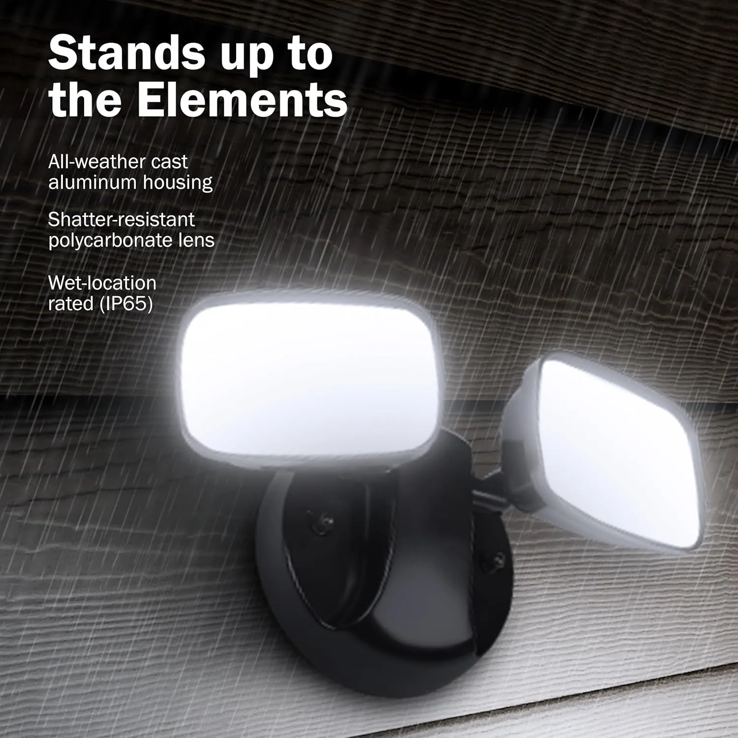 Feit Electric LED Security Outdoor Light, 28W LED Waterproof Flood Light, Adjustable Dual Head, 2000 Lumens, 5000K Daylight, 50,000 Hour Lifespan, Bronze, S9DFL/850/BZ/V1