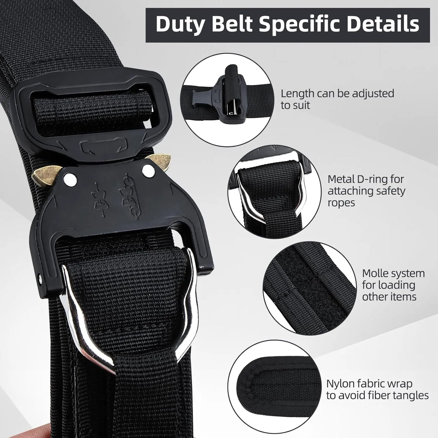 Finderomend Outdoor Tactical Battle Molle Belt