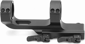 Flat Top Offset One Piece QD Scope Mount with Quick Release Cam Locks 1913 Picatinny Rails