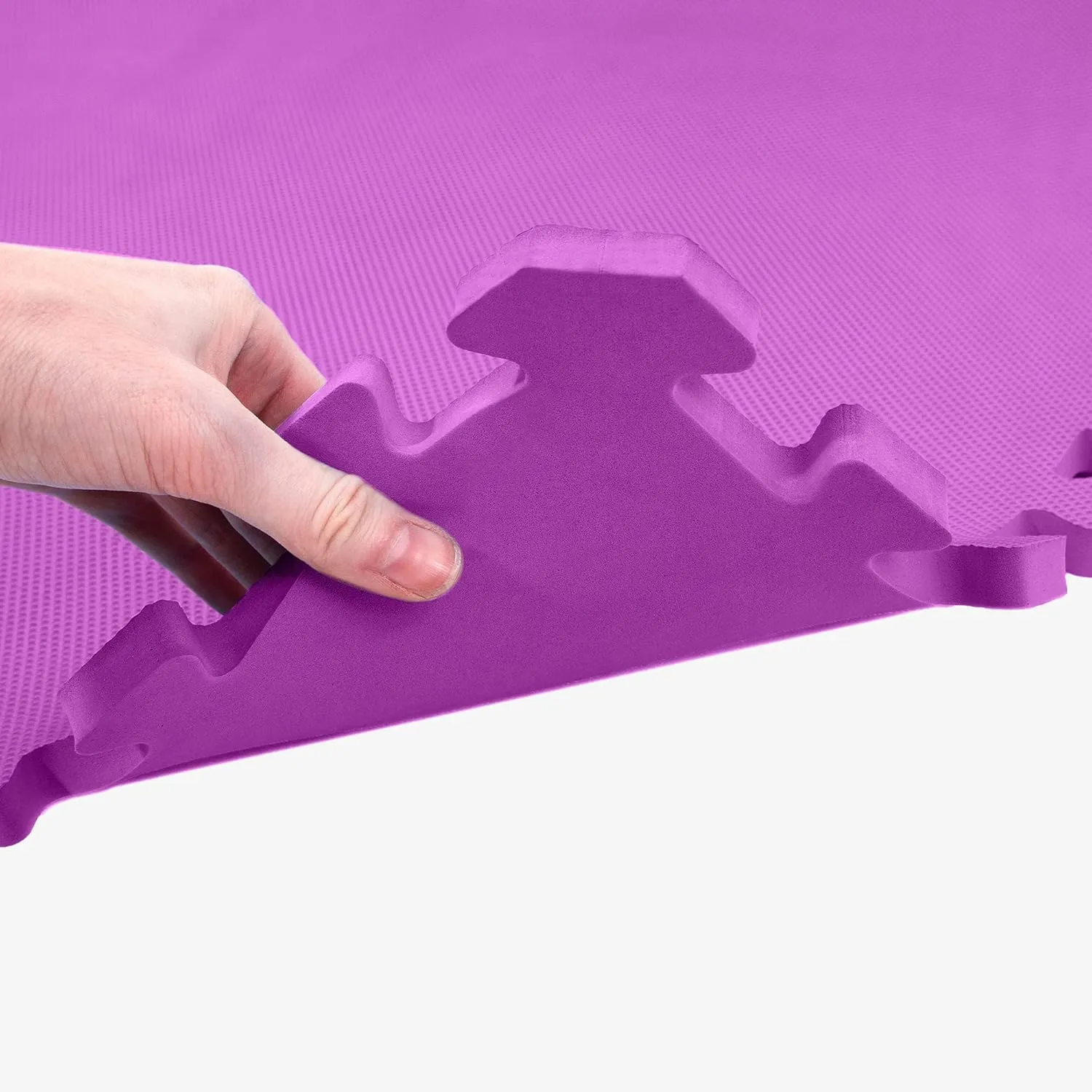 Flooring Inc's 5/8" Premium Soft Foam Gym Mat, High-Density Gym Flooring for Home Gym, Interlocking Foam Tiles for Home Gym, Playroom & More