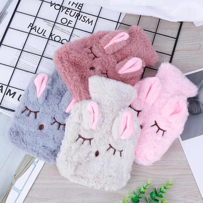 Fluffy Bunny Hot Water Bottles