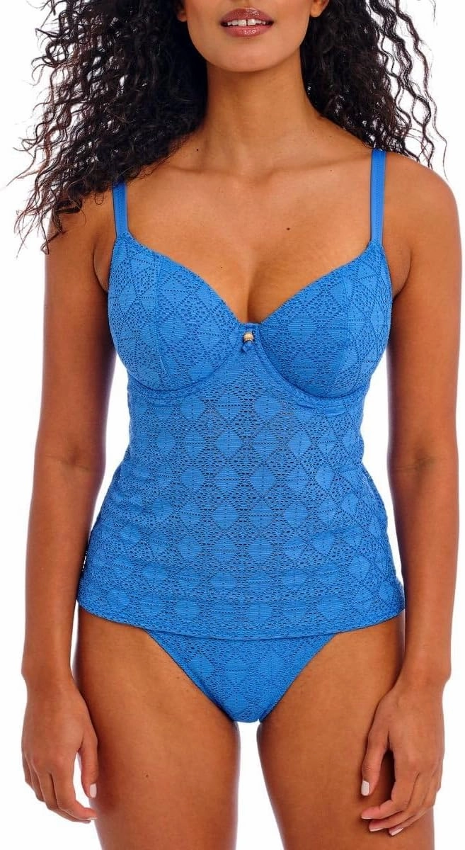 Freya Women's Nomad Nights Underwire Plunge Tankini Top