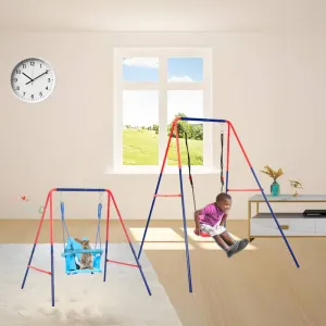 Fun & Safe 2-in-1 Outdoor Baby Swing