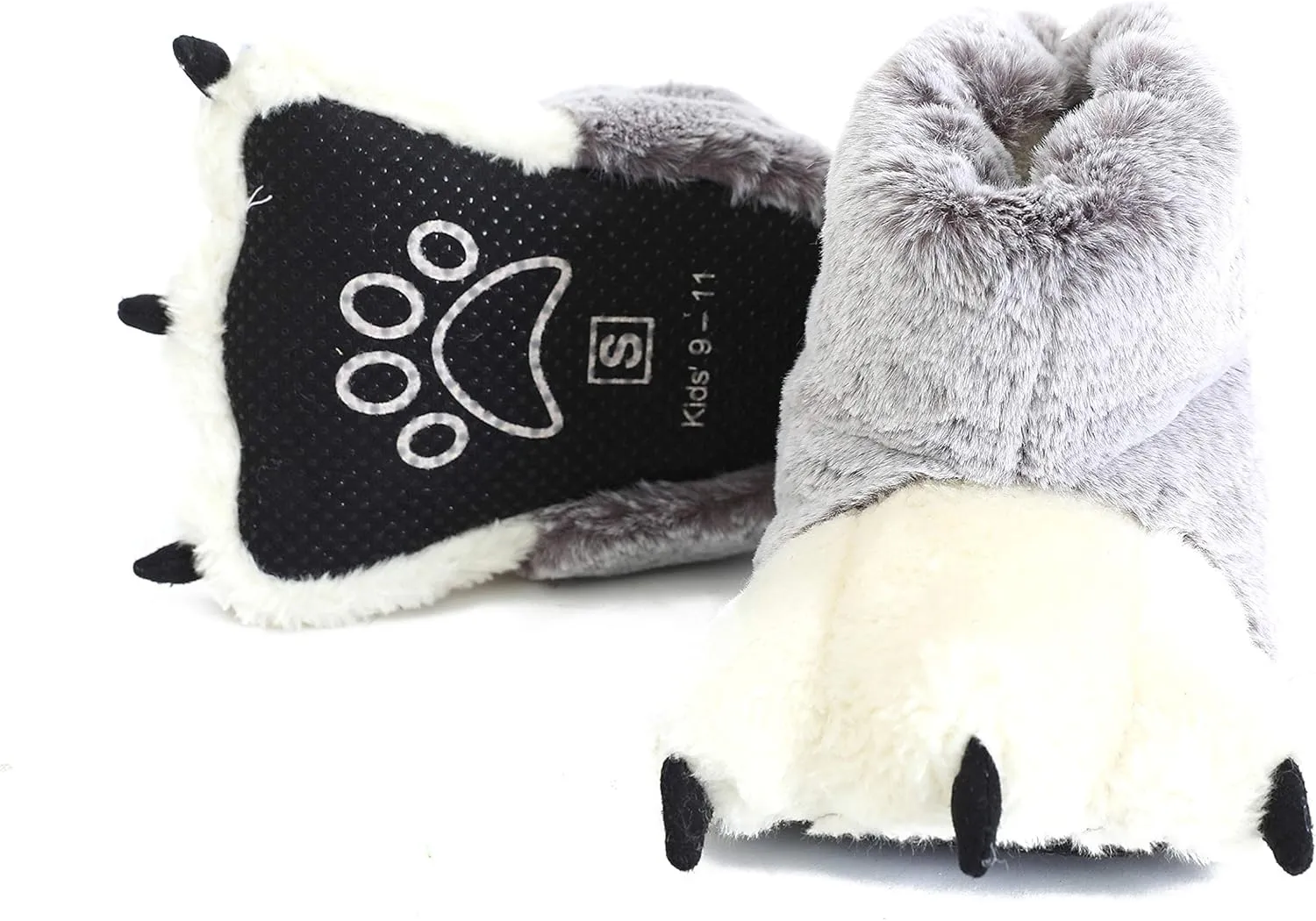 Funny Bear Paw Slippers Adult Monster Dino slippers for toddler Boys dinosaur slippers