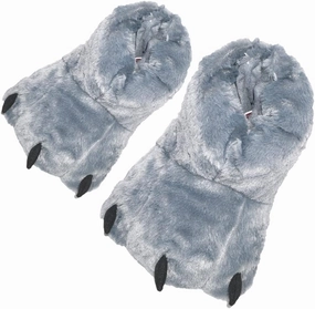 Funny Bear Paw Slippers Adult Monster Dino slippers for toddler Boys dinosaur slippers