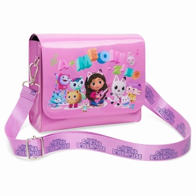 Gabby's Dollhouse Girls Handbag, Cute Shoulder Bag Adjustable Strap Girls Gifts