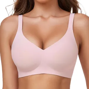 Gailife Smooth Wireless Bras for Women No Underwire Comfort Seamless Supportive Bra Raceback Push Up Bralettes Full Coverage