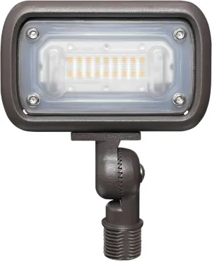 GKOLED 12W Outdoor Waterproof LED Garden Security Floodlight, 900Lumens, 80CRI, 2700K, 9-15V AC/DC, 1/2 Knuckle Mount, UV Resistant