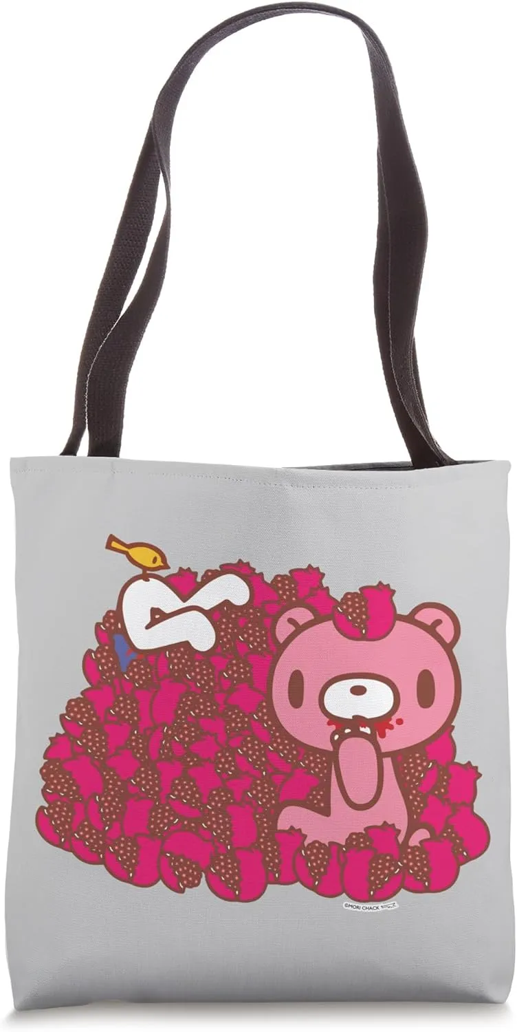 Gloomy Bear The Naughty Grizzly & Pity Pomegranate Feast Tote Bag