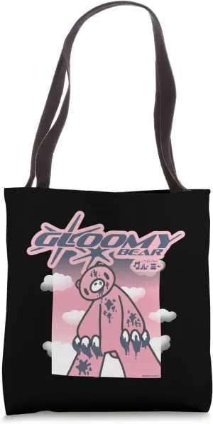 Gloomy Bear The Naughty Grizzly Dirty Claw Cloud Scene Anime Tote Bag