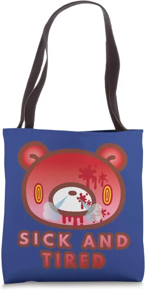 Gloomy Bear The Naughty Grizzly Sick And Tired Tote Bag