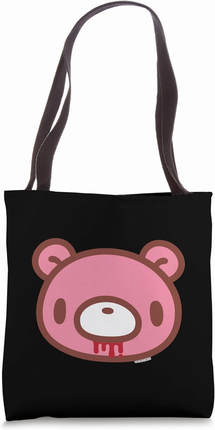 Gloomy Bear The Naughty Grizzly Classic Face Logo Anime Tote Bag