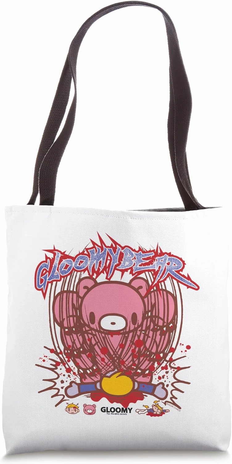 Gloomy Bear The Naughty Grizzly Claw Attack Pity Anime Tote Bag